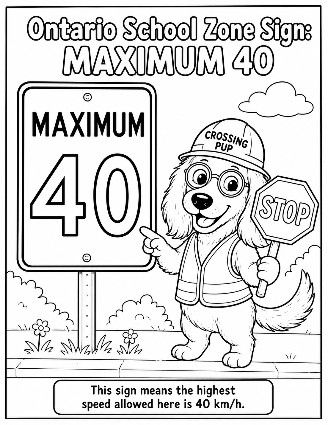 Toby colouring page 18